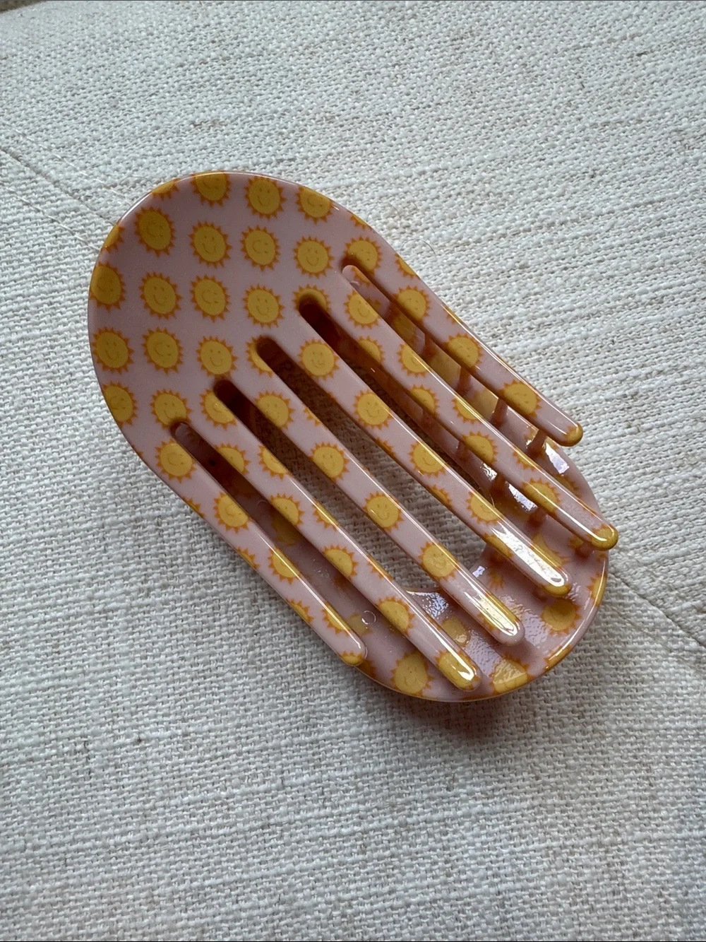 Teleties Round Flat Hair Clip